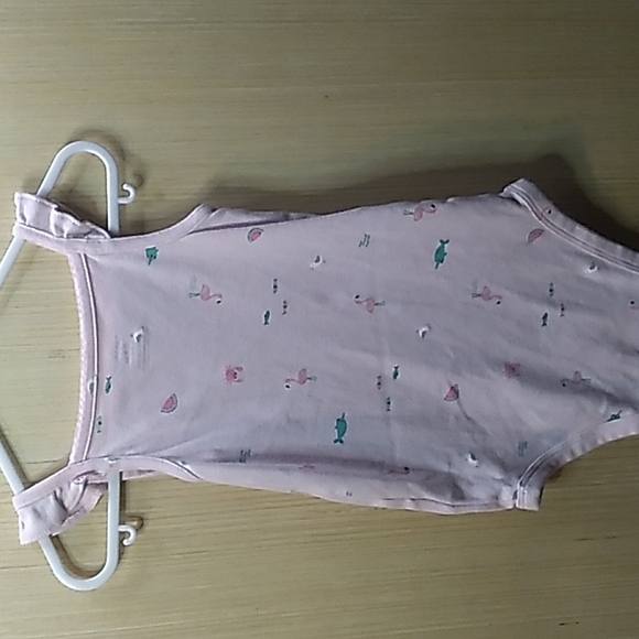 Carter's Onesie Beach themed in pink girls 24 months - Picture 3 of 5